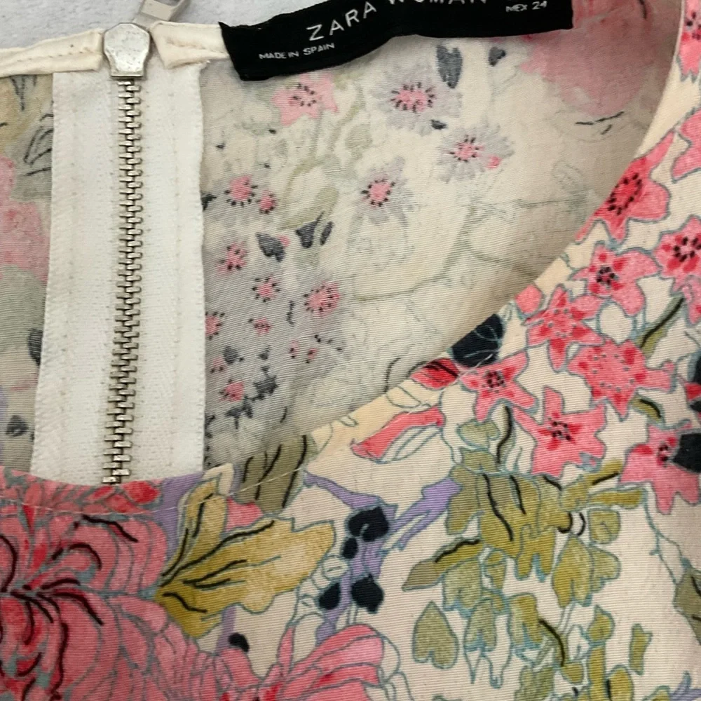Zara floral blouse woman’s - Picture 10 of 11